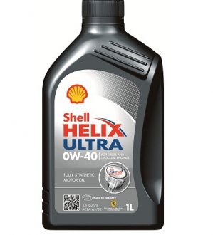 Олія моторна Shell Helix Ultra 0W-40 (1 л) 550040565