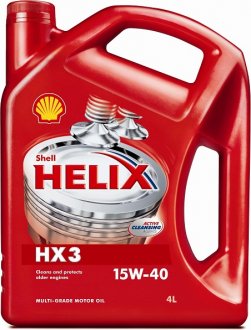 Масло моторное Shell Helix HX3 15W-40 (4 л) 550039926