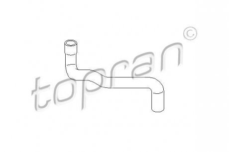 Патрубок радіатора TOPRAN / HANS PRIES 109010 (фото 1)