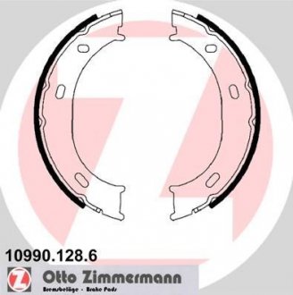 Гальмівні колодки (задні) ZIMMERMANN 10990.128.6 (фото 1)