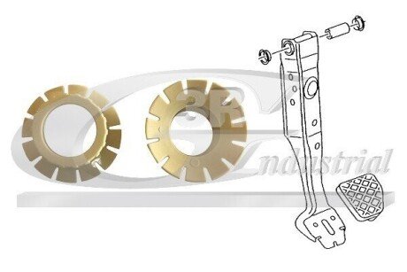 (К-кт 2 шт)Втулка педалі зчеплення Audi A3, Q2, Q3, Tt Seat Ateca, Leon, Leon St Skoda Kodiaq, 26755