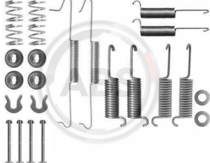 Монтажний набір гальмівних колодок A.B.S. 0571Q (фото 1)
