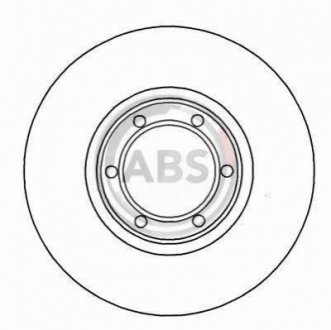 Тормозной диск (передний) A.B.S. 15106 (фото 1)