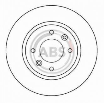 Тормозной диск (передний) A.B.S. 15114 (фото 1)