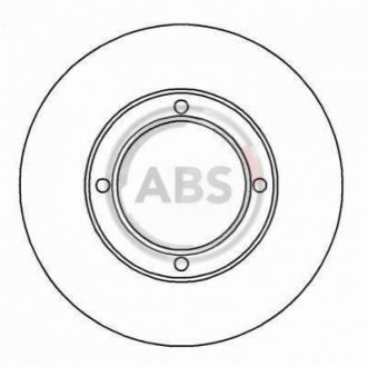 Тормозной диск (передний) A.B.S. 15658 (фото 1)