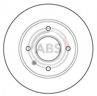 Тормозной диск (передний) A.B.S. 15727 (фото 1)