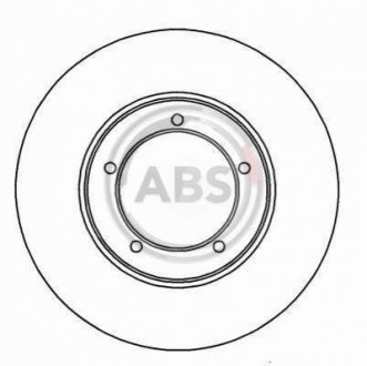 Гальмівний диск A.B.S. 15758 (фото 1)