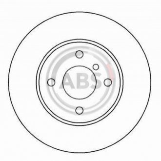 Гальмівний диск (передній) A.B.S. 15767 (фото 1)