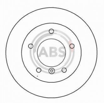 Гальмівний диск (передній) A.B.S. 15782 (фото 1)