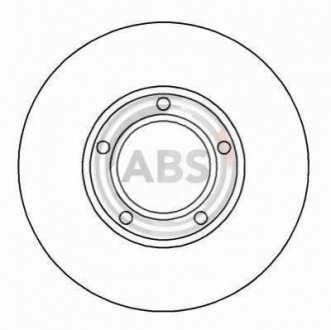 Тормозной диск (передний) A.B.S. 15814 (фото 1)