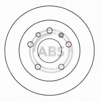 Гальмівний диск (задній) A.B.S. 15818 (фото 1)