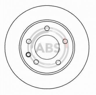 Тормозной диск (передний) A.B.S. 15819 (фото 1)