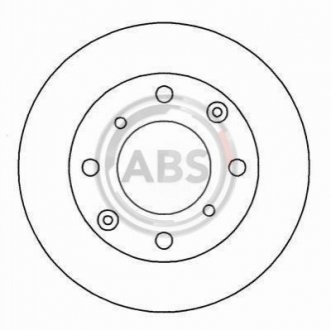 Тормозной диск (передний) A.B.S. 15832 (фото 1)