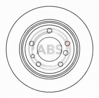 Гальмівний диск A.B.S. 15872 (фото 1)