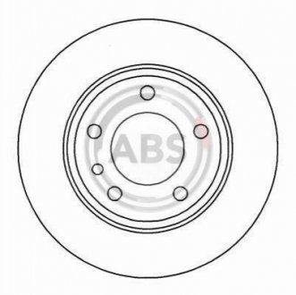 Гальмівний диск A.B.S. 15873 (фото 1)