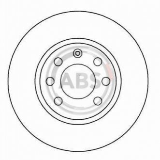 Тормозной диск (передний) A.B.S. 15929 (фото 1)