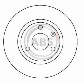 Тормозной диск (передний) A.B.S. 16035 (фото 1)
