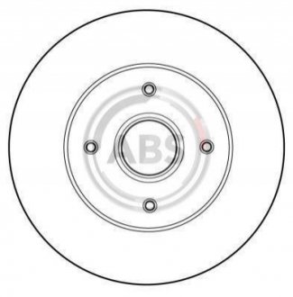 Гальмівний диск A.B.S. 16058 (фото 1)