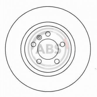 Гальмівний диск (передній) A.B.S. 16080 (фото 1)