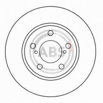 Тормозной диск (передний) A.B.S. 16138 (фото 1)