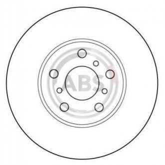 Гальмівний диск A.B.S. 16141 (фото 1)