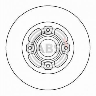 Гальмівний диск A.B.S. 16151 (фото 1)