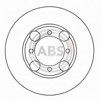 Тормозной диск (передний) A.B.S. 16161 (фото 1)
