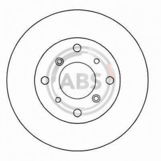 Гальмівний диск (передній) A.B.S. 16171 (фото 1)