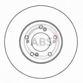 Гальмівний диск A.B.S. 16182 (фото 1)