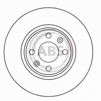 Тормозной диск (передний) A.B.S. 16186 (фото 1)