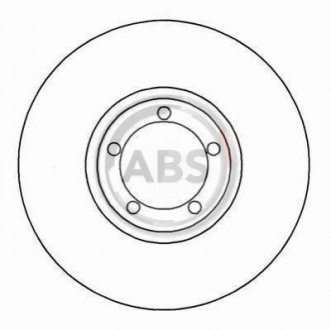Тормозной диск (передний) A.B.S. 16196 (фото 1)