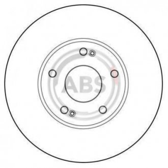 Гальмівний диск (передній) A.B.S. 16218 (фото 1)