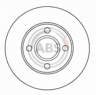 Гальмівний диск (передній) A.B.S. 16226 (фото 1)