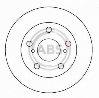 Гальмівний диск A.B.S. 16231 (фото 1)