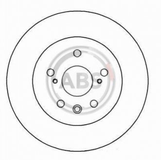 Гальмівний диск (задній) A.B.S. 16277 (фото 1)