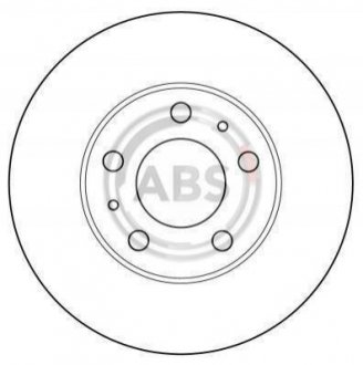 Тормозной диск (передний) A.B.S. 16291 (фото 1)