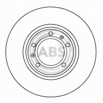 Тормозной диск (передний) A.B.S. 16331 (фото 1)