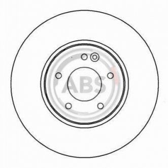 Гальмівний диск (передній) A.B.S. 16449 (фото 1)