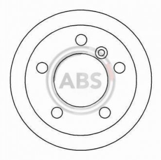 Тормозной диск (задний) A.B.S. 16454 (фото 1)