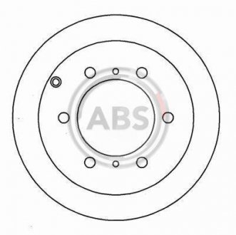 Гальмівний диск (задній) A.B.S. 16471 (фото 1)