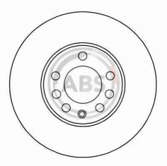 Тормозной диск A.B.S. 16486 (фото 1)