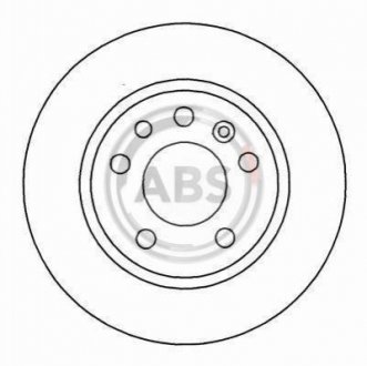 Тормозной диск (задний) A.B.S. 16489 (фото 1)
