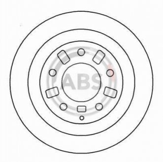 Гальмівний диск A.B.S. 16523 (фото 1)