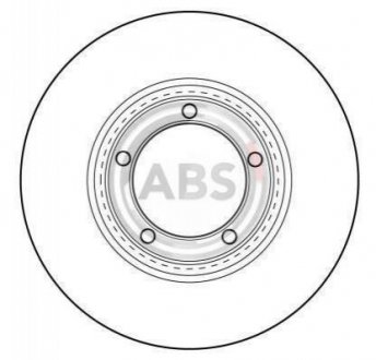Тормозной диск (передний) A.B.S. 16565 (фото 1)