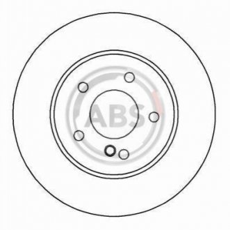 Тормозной диск (задний) A.B.S. 16571 (фото 1)