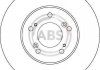 Тормозной диск (передний) A.B.S. 16588 (фото 2)