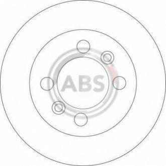 Гальмівний диск A.B.S. 16609 (фото 1)