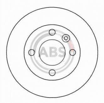 Гальмівний диск A.B.S. 16627 (фото 1)