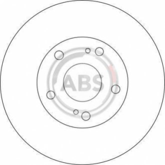 Гальмівний диск A.B.S. 16639 (фото 1)
