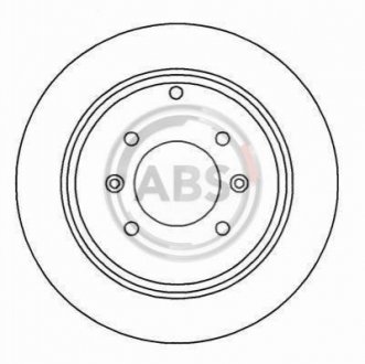 Гальмівний диск (задній) A.B.S. 16647 (фото 1)